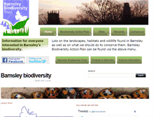 Tablet Screenshot of barnsleybiodiversity.org.uk
